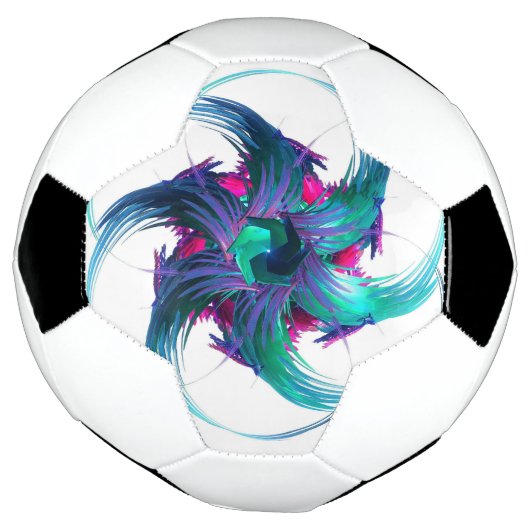 Fractal Fantasy Swirls Voetbal (Gedraaid)