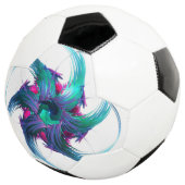 Fractal Fantasy Swirls Voetbal (Drie kwart)
