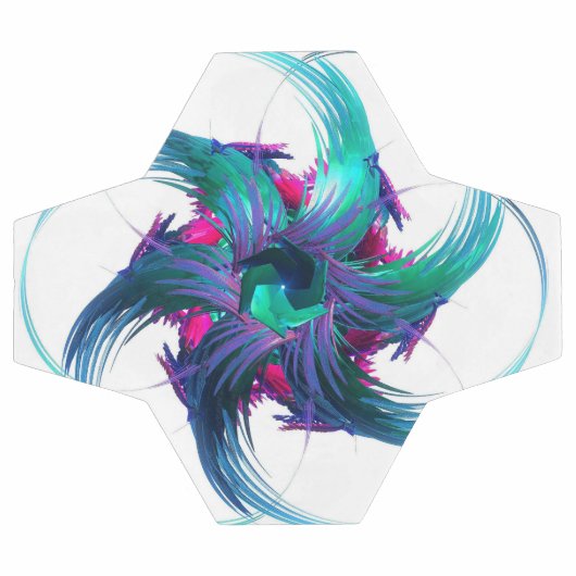 Fractal Fantasy Swirls Voetbal (Enkel)