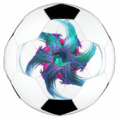 Fractal Fantasy Swirls Voetbal (Voorkant)