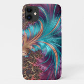Fractal Feather Case-Mate iPhone Case (Achterkant)