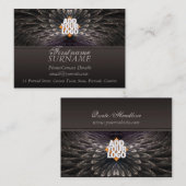 Fractal Feathers big Visitekaartje (Voorkant / Achterkant)