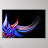 Fractal Feathers Design Poster (Voorkant)