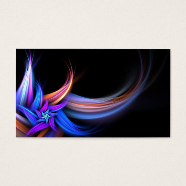 Fractal Feathers Design Visitekaartjes (Voorkant)