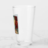 Fractal Feathers Glass Tumbler (Links)