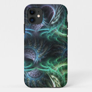 Fractal Feathers iPhone 5 aangepaste telefooncase iPhone 11 Hoesje