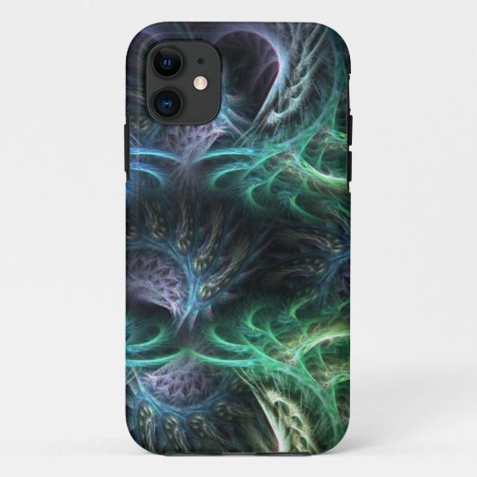 Fractal Feathers iPhone 5 aangepaste telefooncase Case-Mate iPhone Case (Achterkant)
