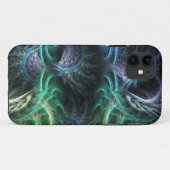 Fractal Feathers iPhone 5 aangepaste telefooncase Case-Mate iPhone Case (Achterkant (horizontaal))