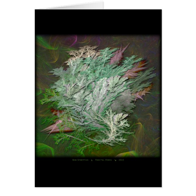 Fractal Ferns Card (Voorkant)