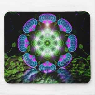 Fractal Ferris Wheel Mousepad Muismat