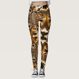 Fractal Fire Magic Custom Leggings