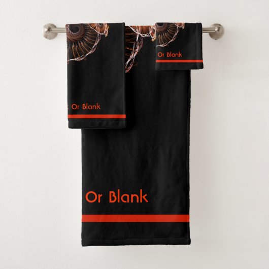 Fractal Firebird Bad Handdoek (Insitu)