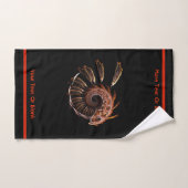 Fractal Firebird Bad Handdoek (Handdoek)