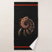 Fractal Firebird Badhanddoek (Badhanddoek)