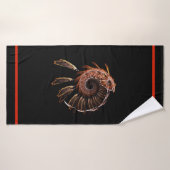 Fractal Firebird Badhanddoek (Badhanddoek)