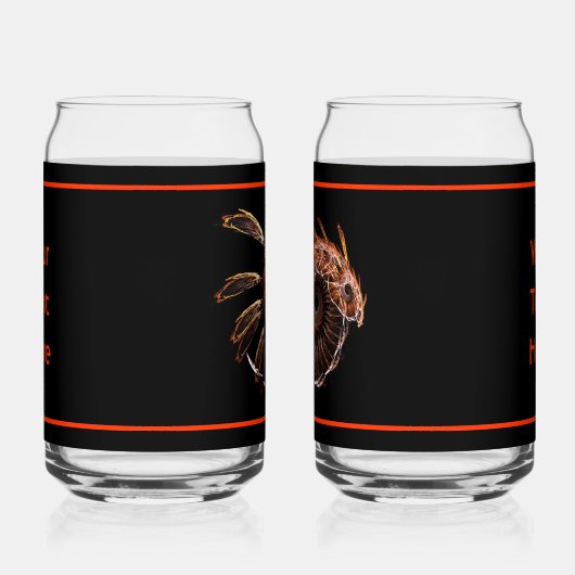 Fractal Firebird Blikvorm Glas (Rechts)
