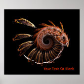 Fractal Firebird Poster (Voorkant)