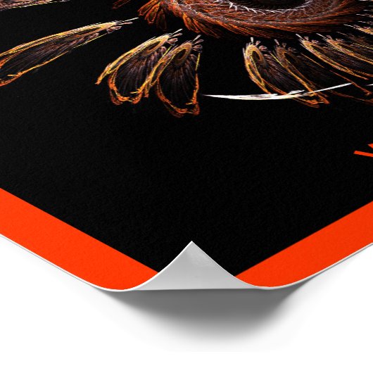 Fractal Firebird Poster (Hoek)