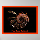 Fractal Firebird Poster (Voorkant)