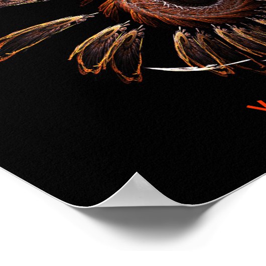 Fractal Firebird Poster (Hoek)