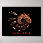 Fractal Firebird Poster (Voorkant)