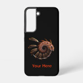 Fractal Firebird Samsung Galaxy Hoesje (Achterkant)