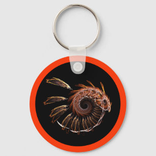 Fractal Firebird Sleutelhanger