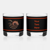 Fractal Firebird Whisky Glas (Voorkant)