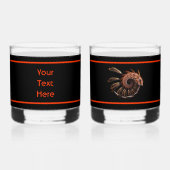 Fractal Firebird Whisky Glas (Achterkant)