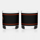 Fractal Firebird Whisky Glas (Links)