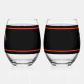 Fractal Firebird Wijnglas Zonder Voet (Links)