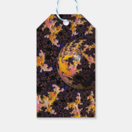 Fractal Firestorm Sphere Cadeaulabel