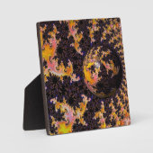 Fractal Firestorm Sphere Fotoplaat (Voorkant)