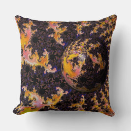 Fractal Firestorm Sphere Kussen