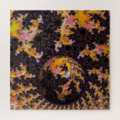 Fractal Firestorm Sphere Legpuzzel (Horizontaal)