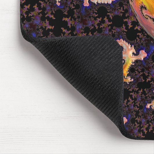 Fractal Firestorm Sphere Muismat (Hoek)