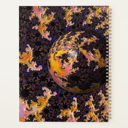Fractal Firestorm Sphere Planner (Achterkant)