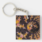 Fractal Firestorm Sphere Sleutelhanger (Voorkant)