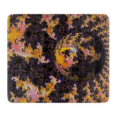 Fractal Firestorm Sphere Snijplank (Voorkant)