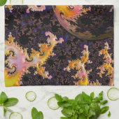 Fractal Firestorm Sphere Theedoek (Gevouwen)