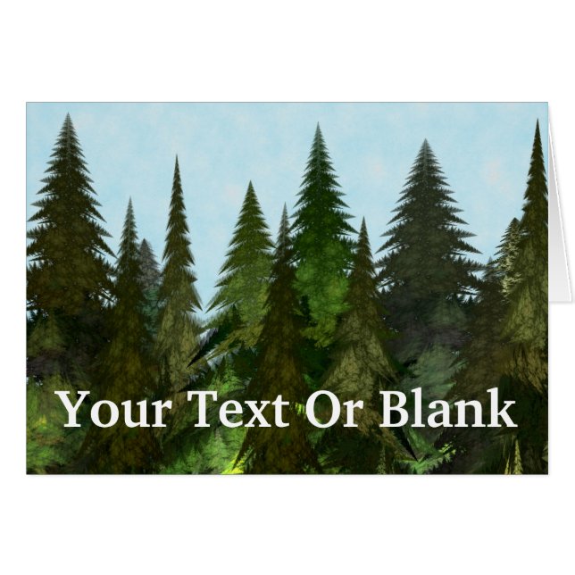 Fractal Firs (Voorkant Horizontaal)