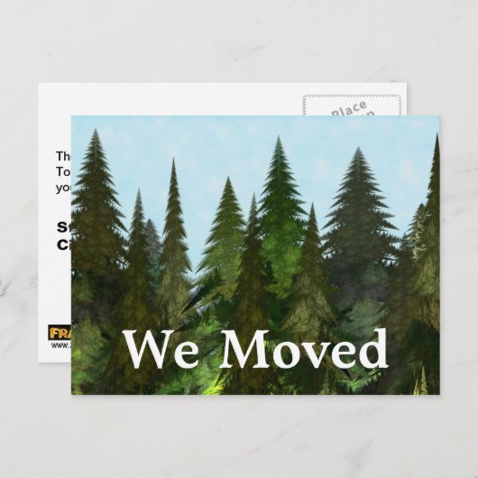 Fractal Firs Aankondigingskaart (Voorkant / Achterkant)