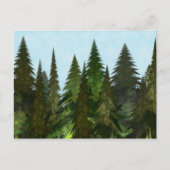 Fractal Firs Briefkaart (Voorkant)