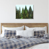 Fractal Firs Canvas Afdruk (Insitu (Slaapkamer))