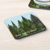 Fractal Firs Drankjes Onderzetter (Linkerzijde)