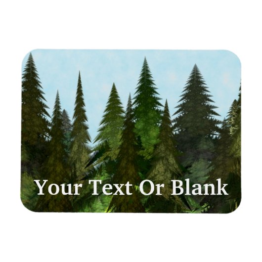 Fractal Firs Magneet (Horizontaal)