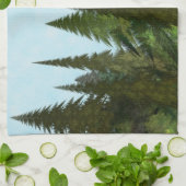 Fractal Firs Theedoek (Gevouwen)