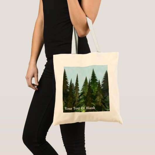 Fractal Firs Tote Bag (Voorkant (product))