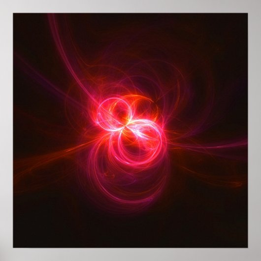 Fractal Flame: Opal I Poster (Voorkant)