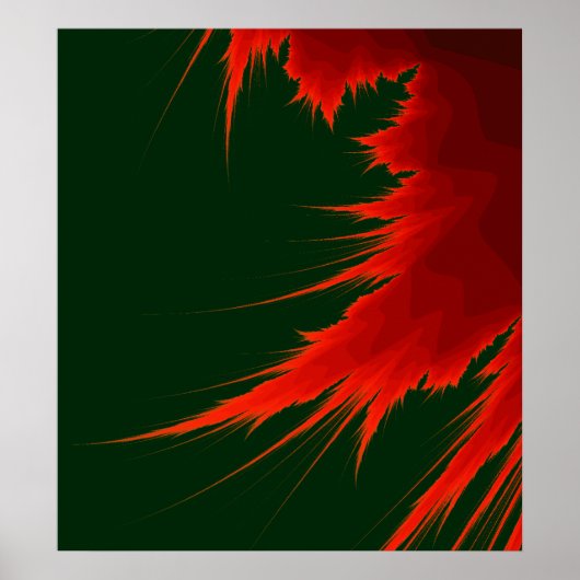 Fractal Flame Poster (Voorkant)